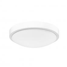  9128-FM10 WHT-OP - Gabi WHT Flush Mount in Matte White with Opal Shade